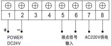 接點(diǎn)信號(hào)輸入音響報(bào)警器接線圖 接點(diǎn)信號(hào)輸入音響報(bào)警器接線圖