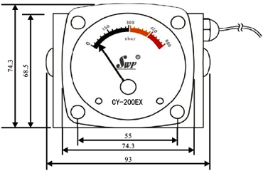 SWP-CY200EX外形尺寸1 SWP-CY200EX外形尺寸1