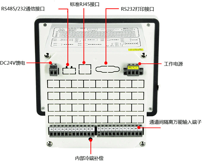 觸摸式無(wú)紙記錄儀接線(xiàn)端子 觸摸式無(wú)紙記錄儀接線(xiàn)端子