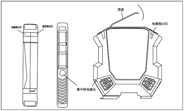 24V和48V直流電源浪涌保護(hù)器拆卸示意圖 24V和48V直流電源浪涌保護(hù)器拆卸示意圖