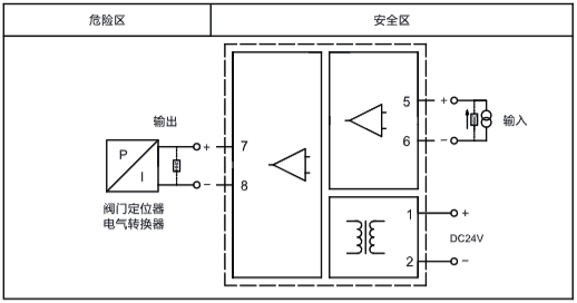 YR9130A-EX操作端隔離安全柵接線(xiàn)圖